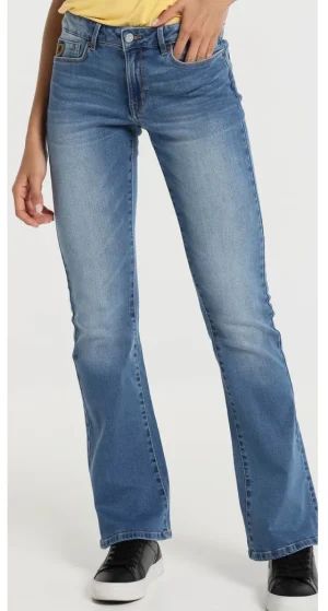 Outlet Lois Abba Flare Bow” Pantalón Jeans