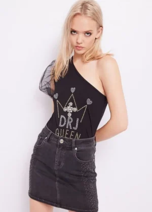 Hot Denny Rose Berel Falda Jeans