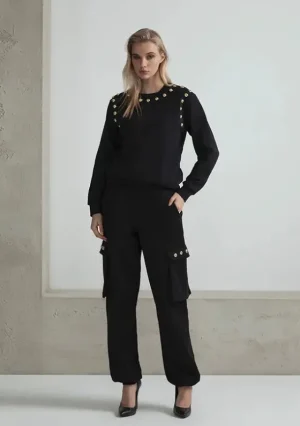 New Odi Et Amo Borchie Pantalón