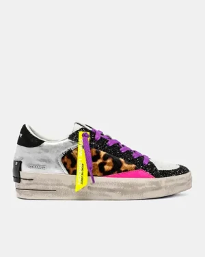 Best Crime London Cheetah Gloss Sneakers