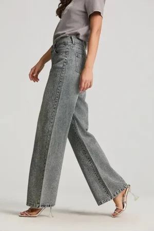 Best Fetiche Suances Destellos Jeans Pantalón