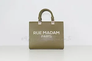 Online Rue Madam Iconique Mini Tote Caqui Bolso