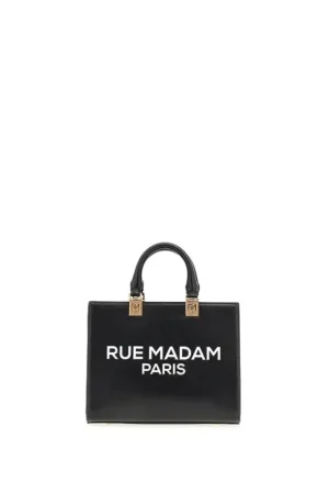 New Rue Madam Iconique Mini Tote Negro Bolso