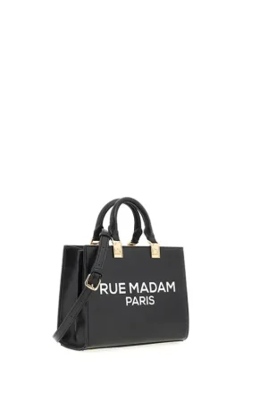 New Rue Madam Iconique Mini Tote Negro Bolso
