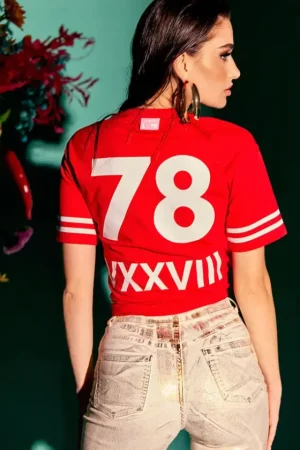 Hot Le Cruel LC Roja Camiseta