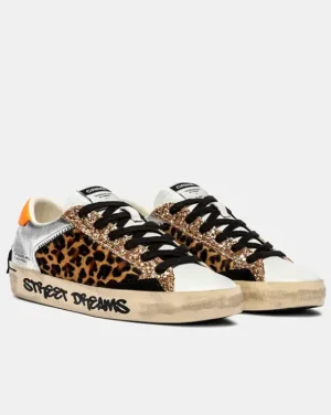 Hot Crime London Leopard Glitz Sneakers