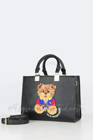 Outlet Rue Madam Marvin Mini Tote Negro Bolso