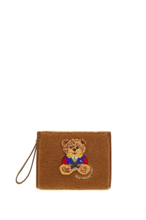 New Rue Madam Marvin Winter Clutch Marrón Bolso