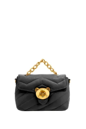 Outlet Rue Madam Puffy XL Shoulder Negro Bolso