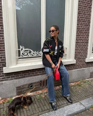 Hot Alix The Label Racer Cazadora