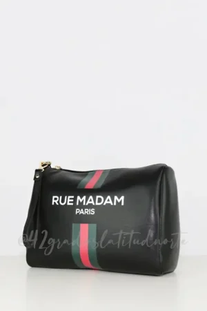 Online Rue Madam RM Pouch Clutch Negro Bolso Clutch