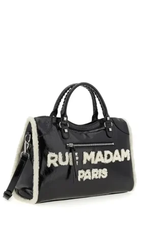 Outlet Rue Madam Shine Tote Negro Bolso
