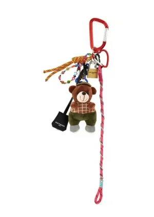 Clearance Rue Madam Teddy Charm Verde Llavero