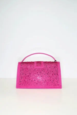 Outlet Rue Madam Teddy It Crystal Fucsia Bolso  