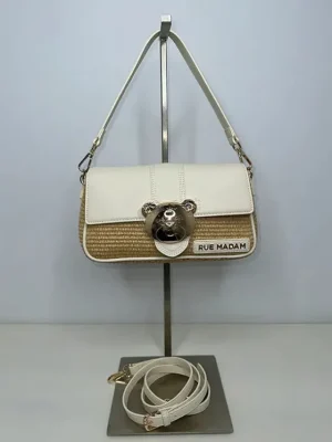 Outlet Rue Madam Teddy It Plage Beige Bolso  